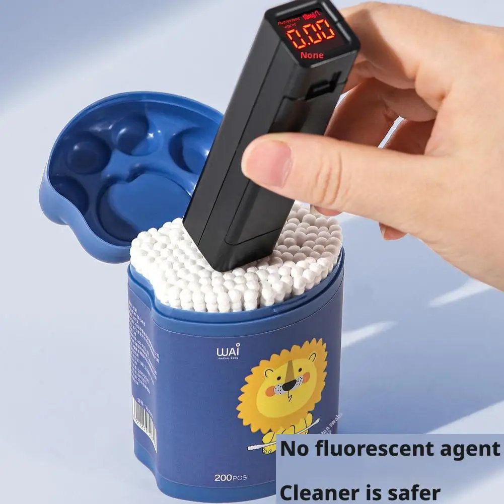 Coton-tige jetable pour bébé, 200 pièces, bâtons de papier en boîte, coton-tige pour enfants, démaquillant, soins de la peau doux de chine