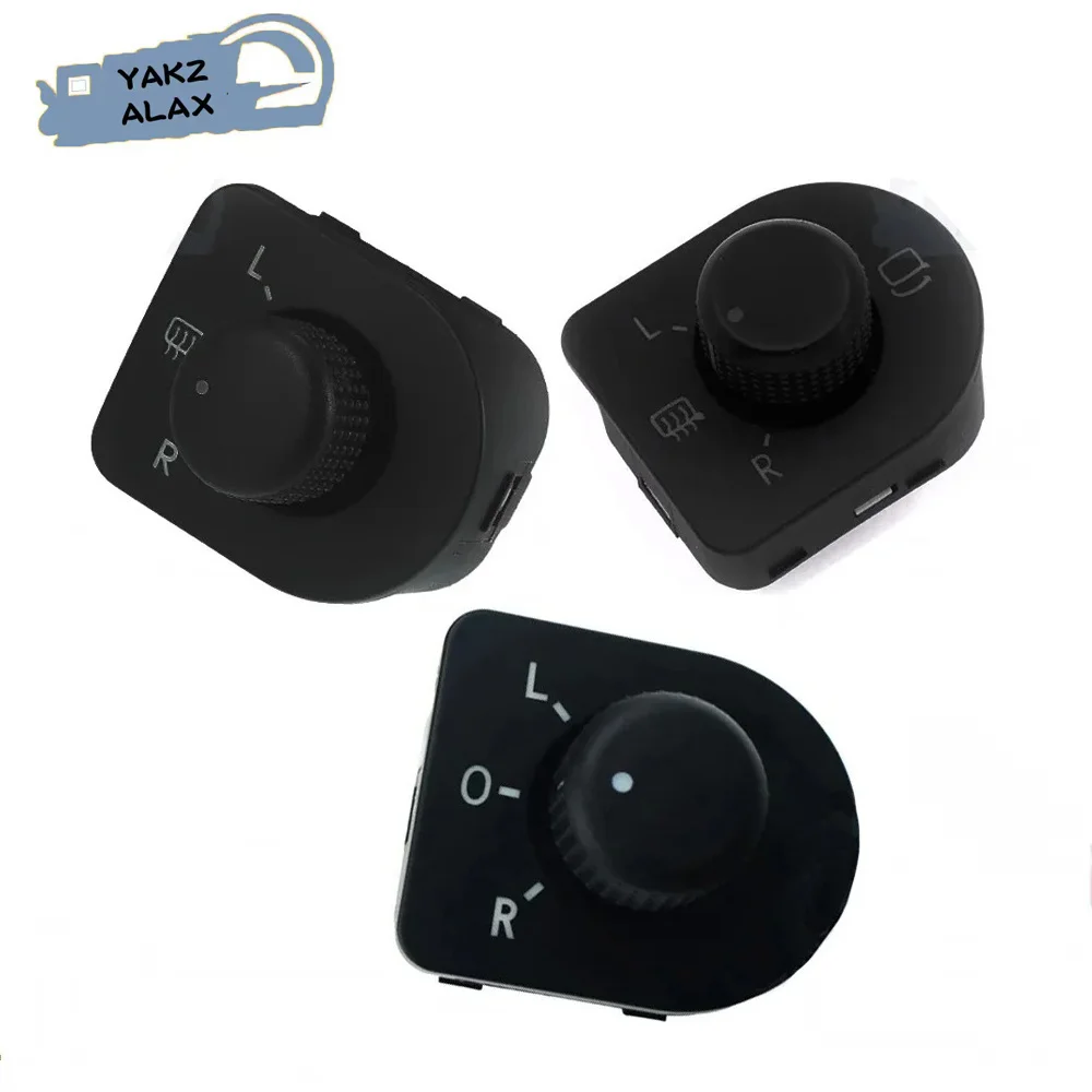 Botão do interruptor de controle do espelho retrovisor para vw beetle passat b5 bora golf 4 jetta mk4 1999-2006 1j1959565d 1j1959565e 1j1959565f