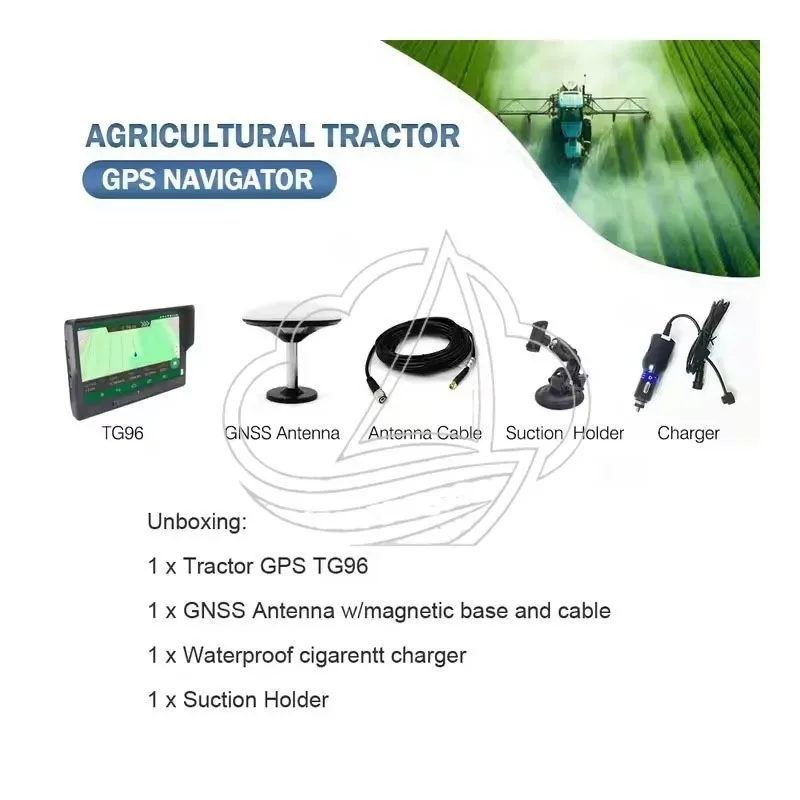 9Inch Android Agri Guidance System High Precision Tractor GPS for Farming