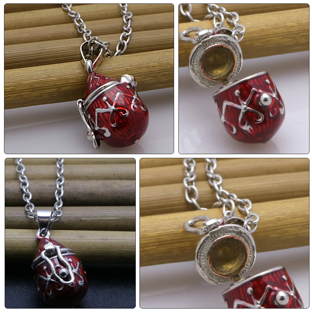 

1pc Elegant Water Drop Memorial Pendant Chain For Ashes Keepsake Waterproof Copper Alloy Pet Cremation Jewelry Openable Design