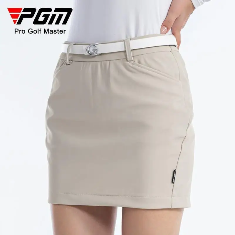 

PGM Golf Skirt Autumn/Winter Women's Hip Wrap Skirt Sports Classic Versatile Short Skirt Simple Fashion Half Skirt QZ094