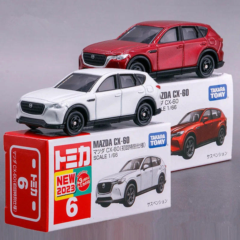 Takara TOMY Mazda CX-60 SUV Alloy Car Model Diecast Metal Toy Car Vehicles Model Simulation Miniature Scale Collection Kids Gift