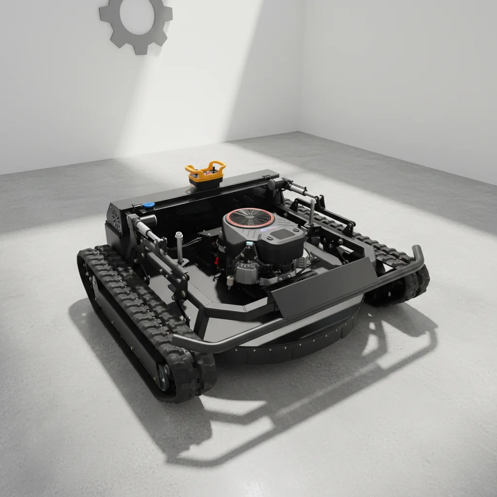 

Remote Control Tracked Lawn Mower Anti-slip Self-propelled Grass Cutter for Slop Muddy Land