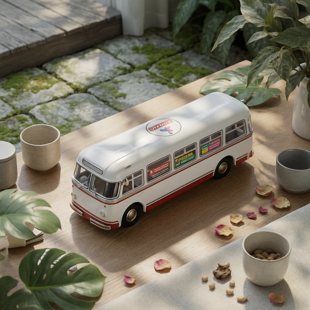 Trolleybus Model Classic Collectible Bus Toy Bus with Trolley Pole Retro Miniature Realistic for Collectors, Display Case, Shelf