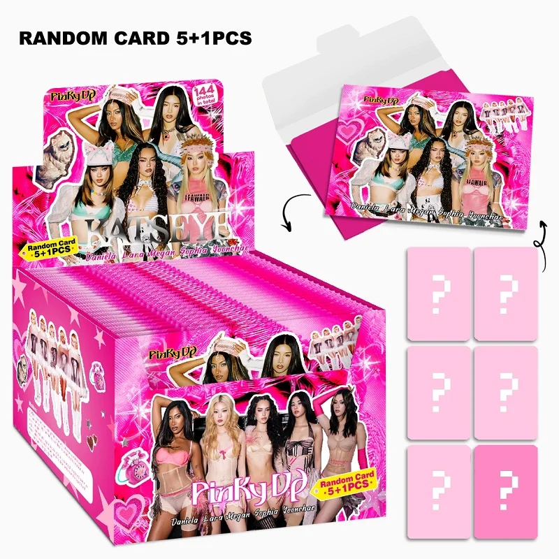 

6 Pcs/Set Korean Girl Group Katseye Lomo Cards - Daniela Lara Manon Holographic Photo Cards Perfect for Fans & Collectors