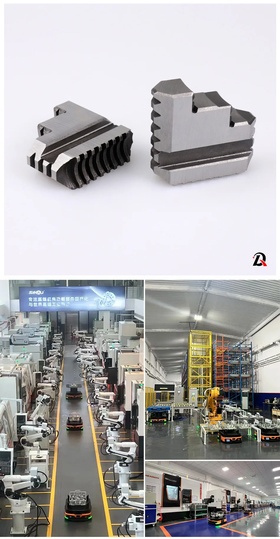 K72-100 4-Backen-unabhängige 100 mm (3,94 Fuß) Drehmaschine, manuelles Scrollfutter für mechanische Mini-Drehmaschine mit gehärtetem Stahl für Holzverfahren – Detail 5