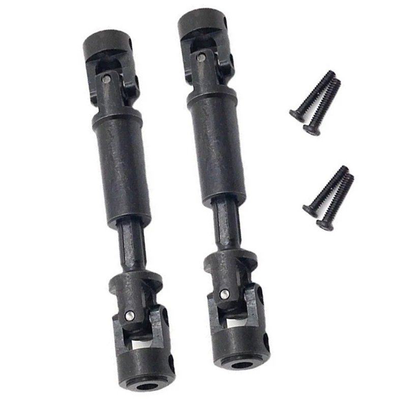 ABJL-2Pcs Metal Steel Drive Shaft CVD For 1/18 FMS EAZYRC Rochobby Toyota FJ Cruiser Patriot Katana RC Car Upgrade Parts,1