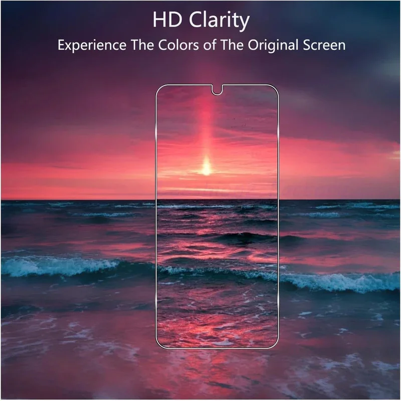 4er-Pack für Samsung Galaxy A34 5G, gehärtetes Glas, Displayschutzfolie, 9H, kratzfest, HD, klar, blasenfrei – Detail 5