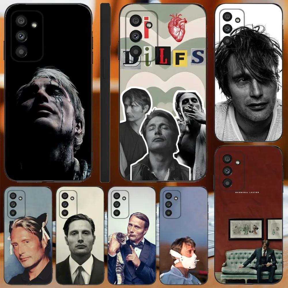 M-Mads Mikkelsen Phone Case For Samsung Galaxy A13,A21s,A22,A31,A32,A52,A53,A71,A80,A91 Soft Black Cover