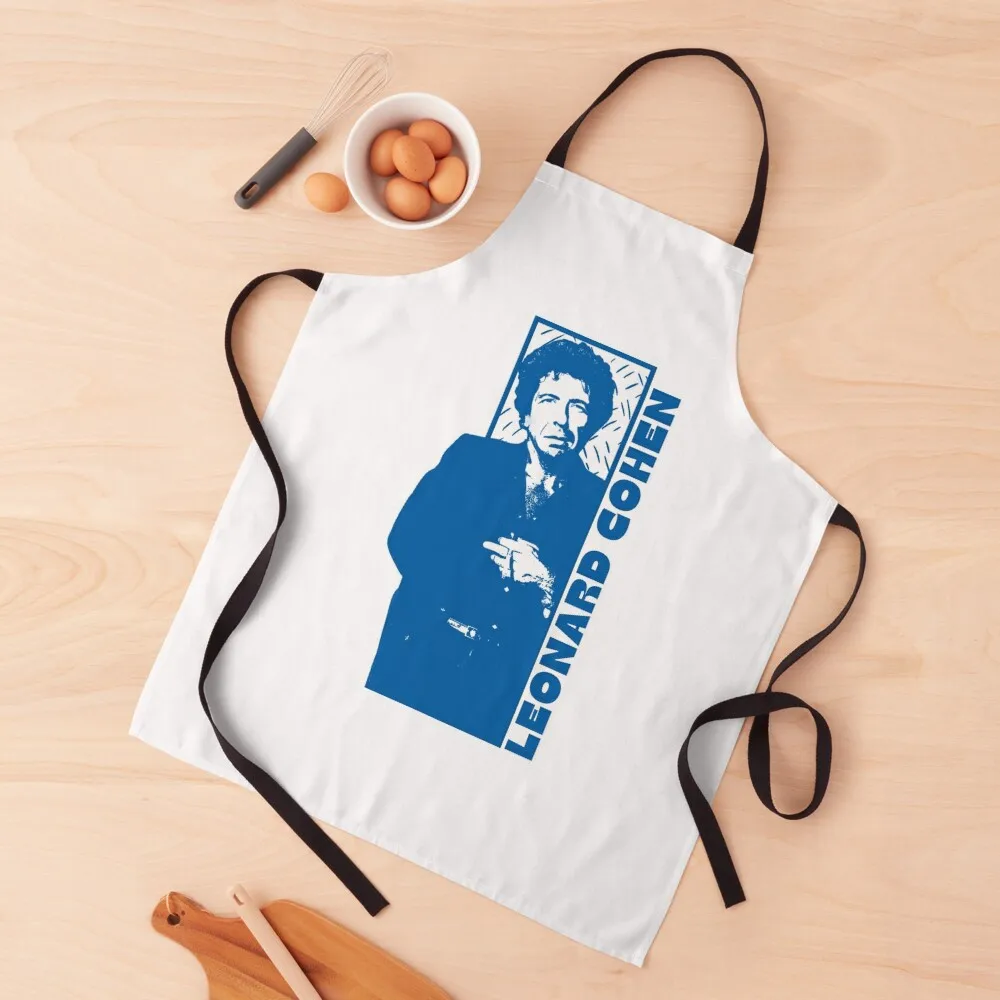 

Leonard cohen Apron Salon Kitchen Handle For Women Kitchens Woman Apron