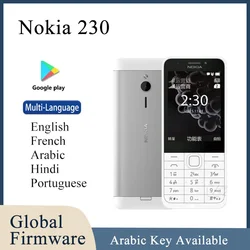 Nokia 230 Dual Sim Version Phone, Multi Language, Front Camera Battery, 1200 mAh Dumbphone, Arabic Keyboard, Used Phone