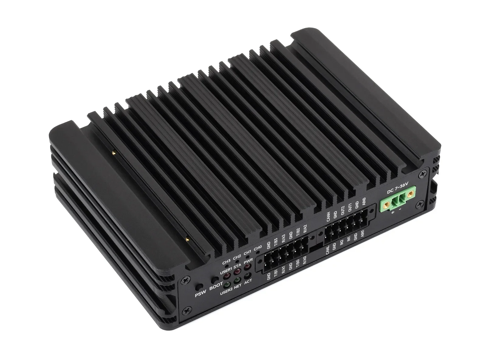 Industrial Computer for Raspberry Pi Compute Module 5 (CM5 NOT Included), 1000M Ethernet RJ45 Port, RS485 and 4G/5G Communi