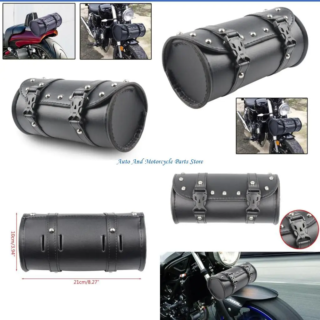 

P9FD Electric Storage Pocket Motorcycle Front Leather Bag Waterproof Bag