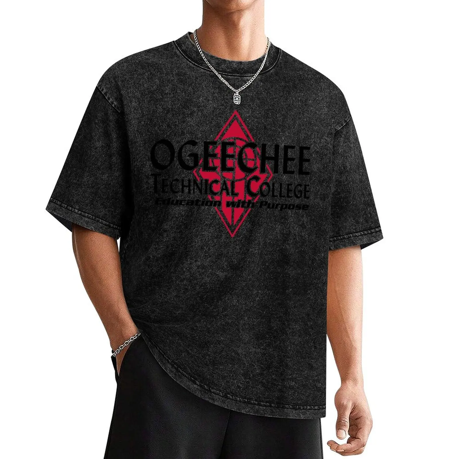 

Ogeechee Tech College Logo1 T-Shirt kawaii clothes cheap stuff black t-shirts for men