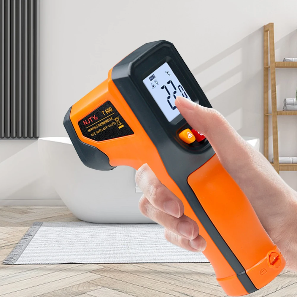 Infrared Thermometer High Accuracy Handheld Temperature Gun Up To 600 Degree Centigrade Digital Thermometer for Industrial Use