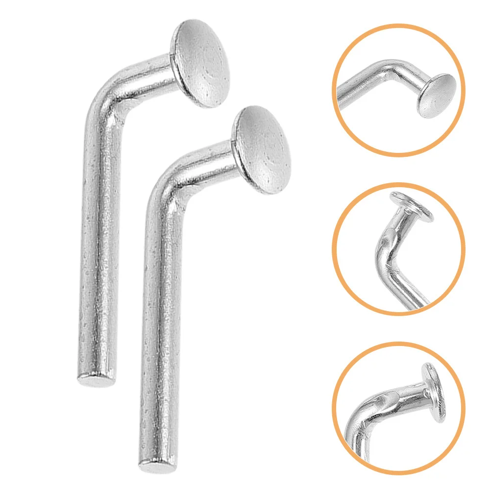 

50Pcs Furniture Safety Bolt J Bolt Heavy Duty Pallet Racking Drop Pin Sturdy Iron Anti-Rust Safety Clip for Warehouse Storage