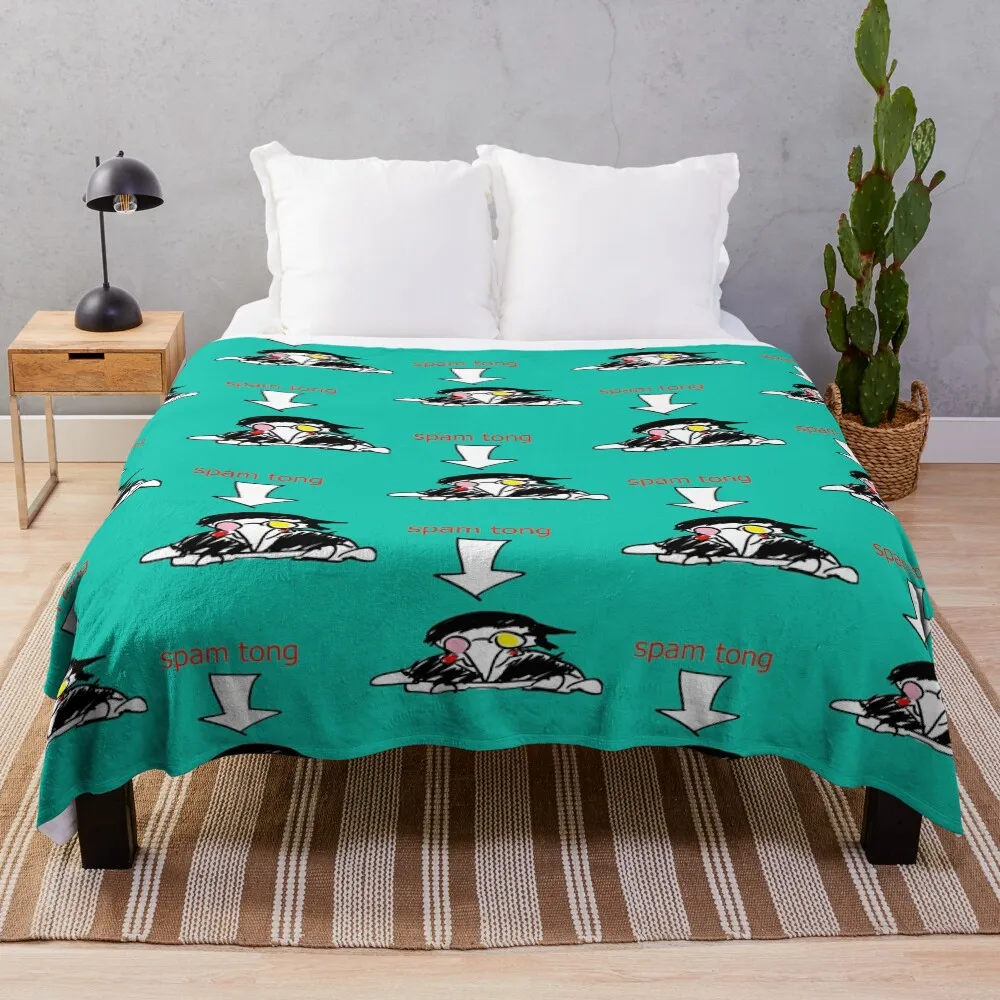 

Deltarune Spamton Throw Blanket Luxury Designer Cute Multi-Purpose cosplay anime Blankets