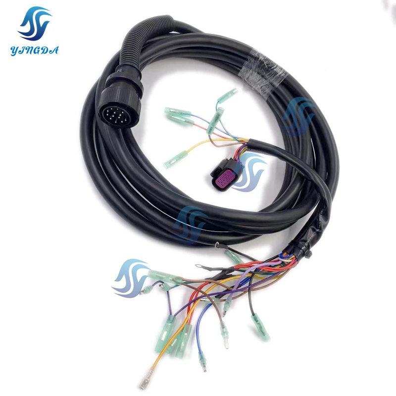 Wire Harness Assy 896536T02 For Mercury Outboard Engine For Mercruiser Marine Outboard Remote Control Box 16.5FT 14 Pin