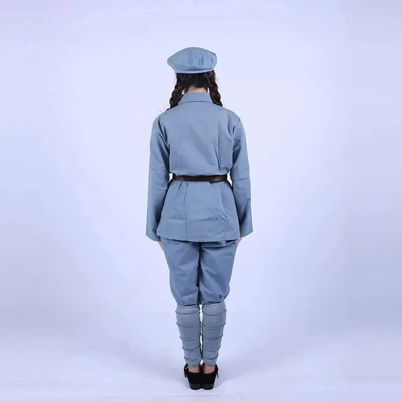 1940s Northeast Anti Japanese Military Uniform 8 Routes Army performance clothes Adult China Red Army Soldiers Cotton Clothing