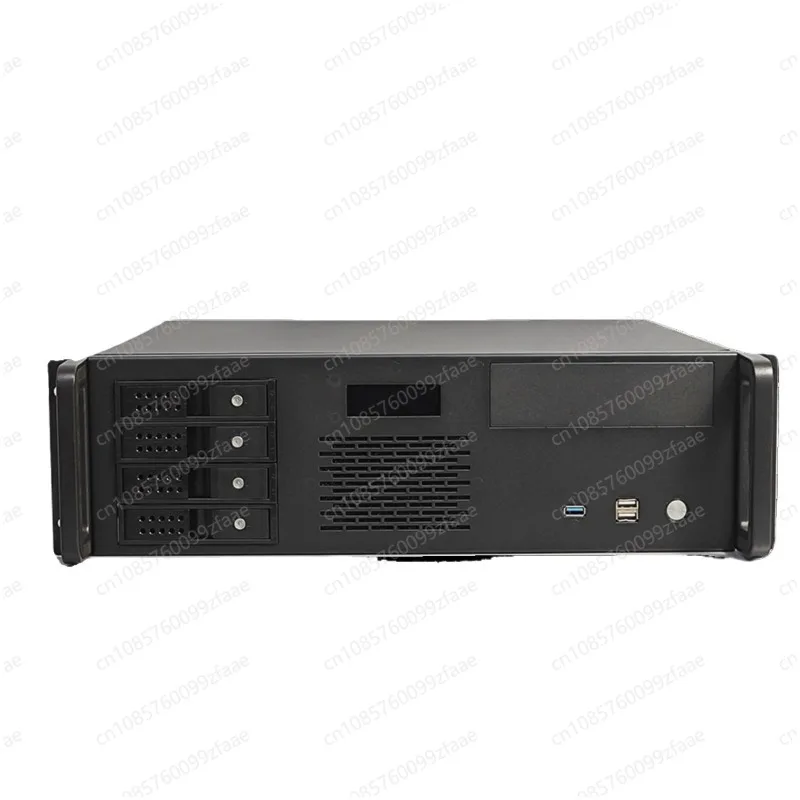 3U industrial control storage chassis 4 disk hot-swappable, compatible with MATX main board and optical drive expansion