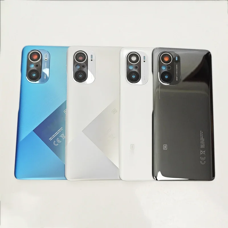 

Для Xiaomi Poco F3 стеклянная задняя крышка корпуса сменный жесткий чехол для батареи объектив камеры