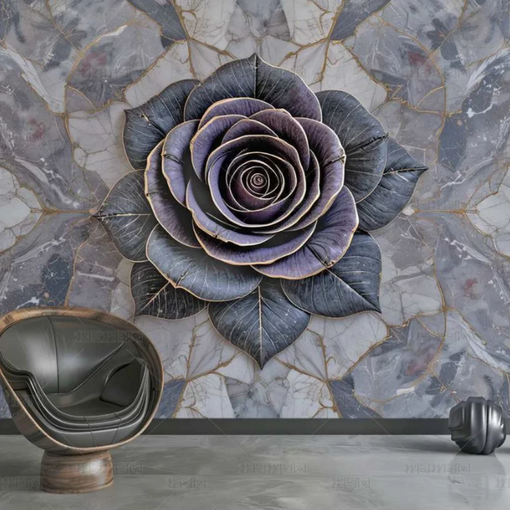 

Beibehang индивидуальная расширенная декоративная живопись красивый лист павлин фон 3D обои Tapey papel de pared behang