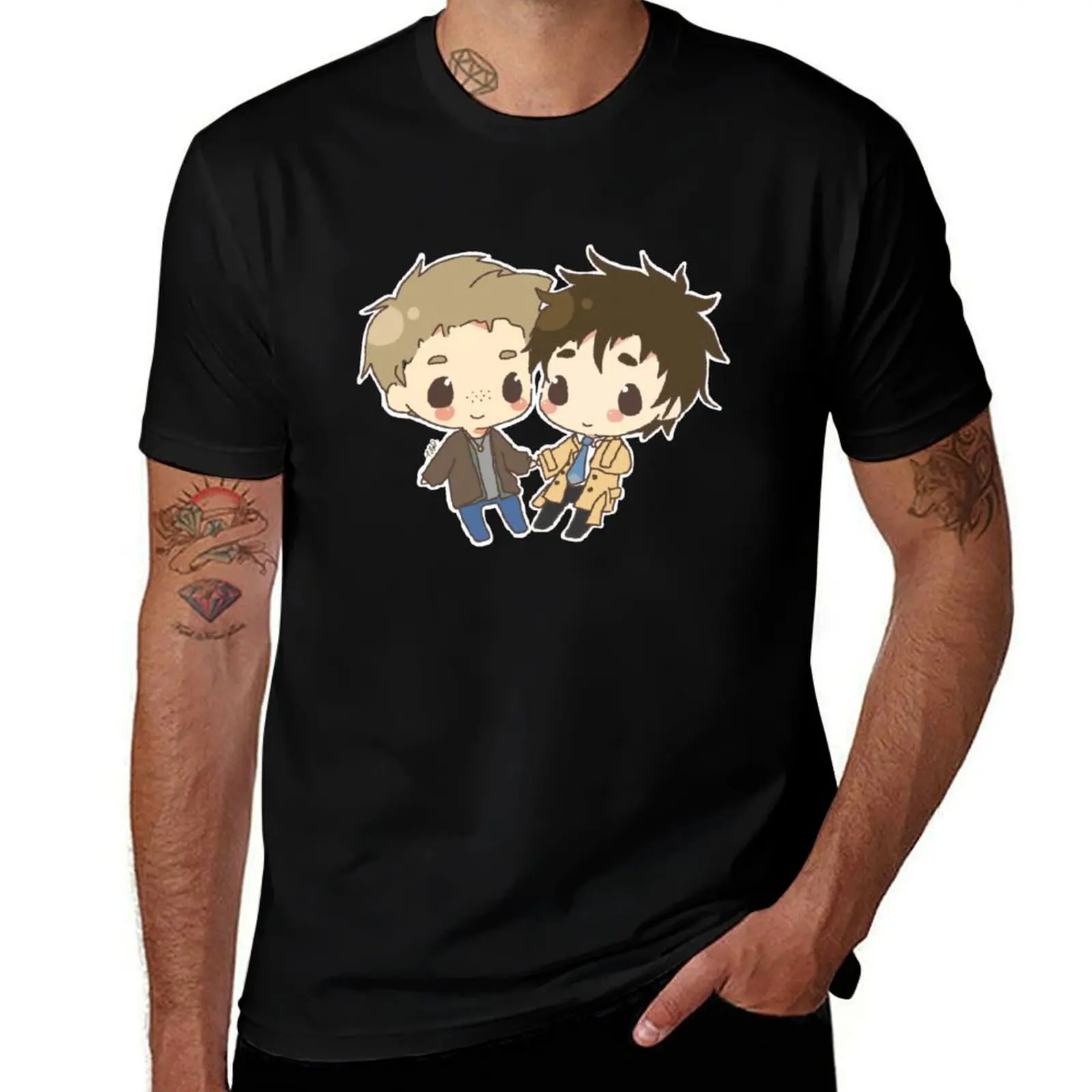 Destiel T-Shirt sports fans shirts graphic tees aesthetic clothes mens graphic t-shirts