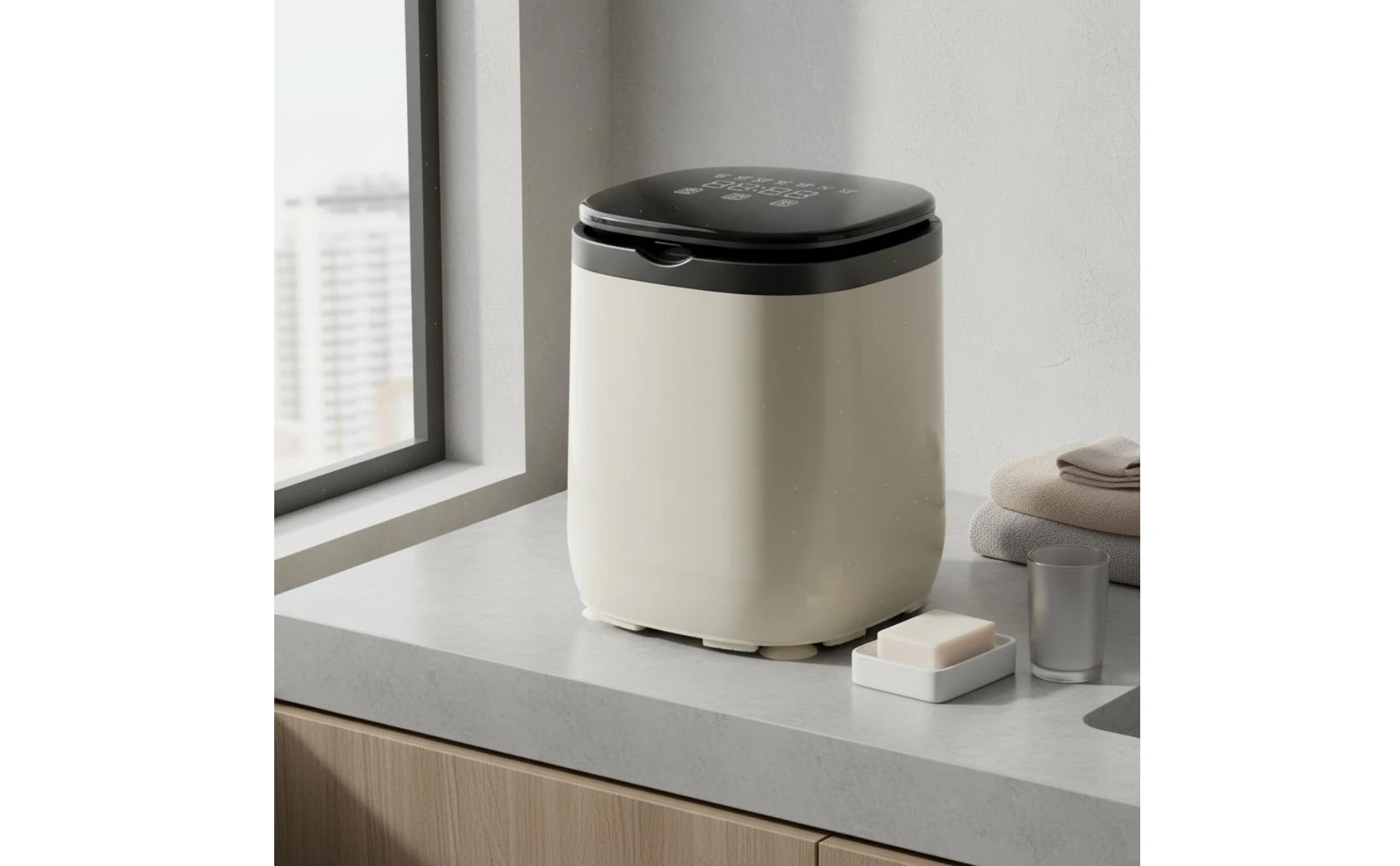 Mini Underwear Washing Machine Sterilization Automatic Wash and Dry Machine Sock Washer High Temperature Clean for Dormitory Mini Underwear Washing Machine Sterilization Automatic Wash and Dry Machine Sock Washer High Temperature Clean for Dormitory