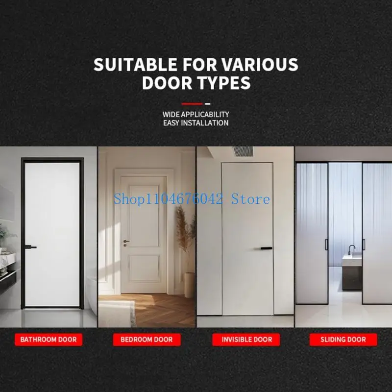 5asd Multipurpose Sliding Door Pull Handles Rustproof Door Knobs Furniture Hardware Handle for Sliding Barn Door