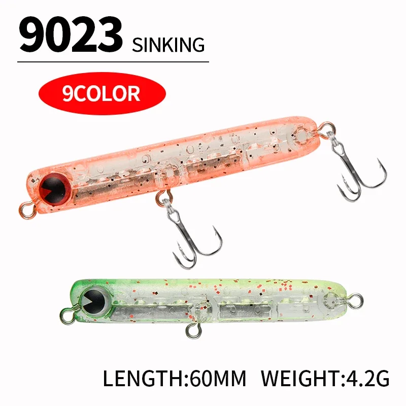 

4.8g 60mm Fishing Lures Pencil Mini Pesca for Pike Trout Jerkbait Wobblers Japan Fishing Tackle Japanese Sinking Artificial Bait