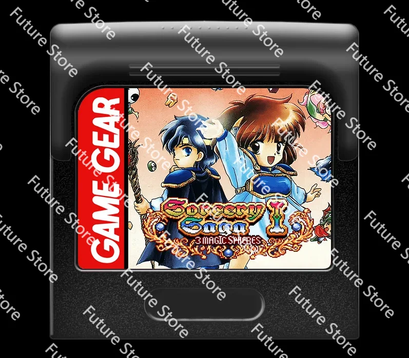 

8bit game GAME GEAR cartridge : Madou Monogatari I - 3-Tsu no Madoukyuu ( USA English Version!! ）