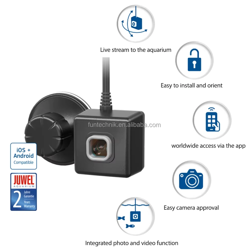 حوض السمك SmartCam خزان الأسماك كاميرا تحت الماء اللاسلكية واي فاي كاميرا مراقبة حوض السمك معدات المراقبة عن بعد الكاميرا #2