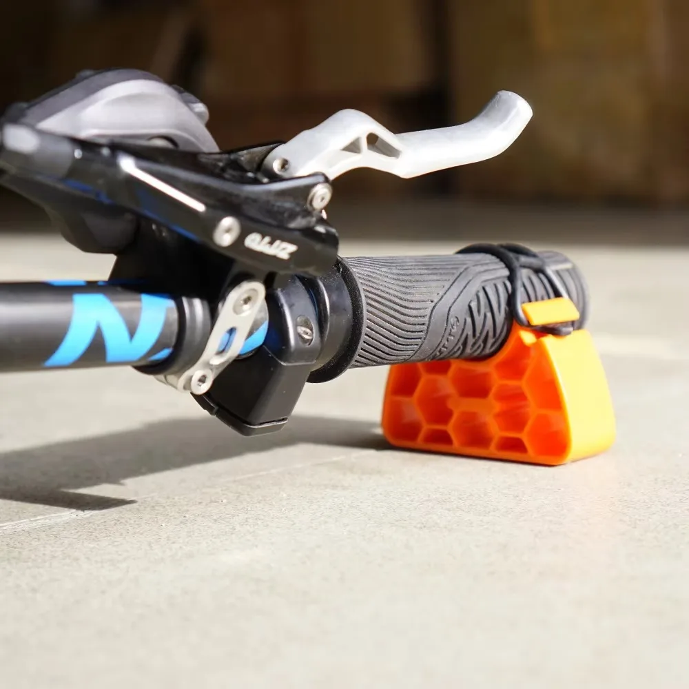 

ZTTO Bike Handlebar Stand Adjustable Clip Anti-Slip Bicycle Clip-On Stabilizer Brake Handle Protection for Inverted Parking