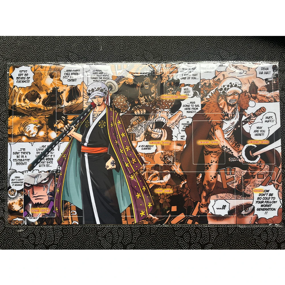 OPCG One Piece Playmat Yamato Nami Law Zoro Ace Trading Card Game Mat Dedicated Card Play Against Table Mat 600x350mm-O6