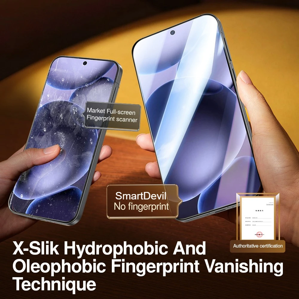 SmartDevil المقصورة الخالية من الغبار الزجاج المقسى فيلم ل ممن لهم البحث X9 برو X8s HD حامي الشاشة ل ممن لهم البحث X8 المضادة للبصمة #5