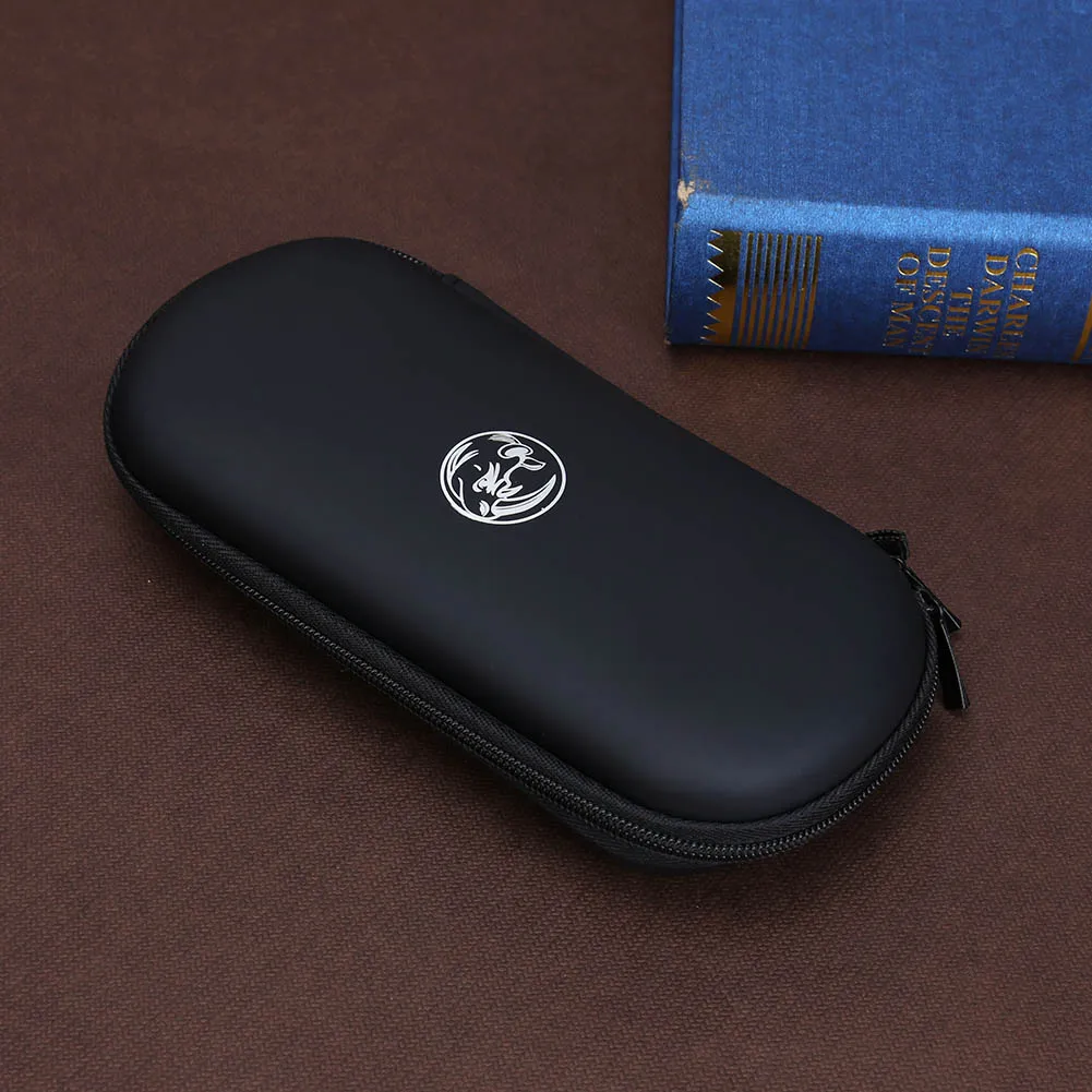 Bolsa de armazenamento dura de eva, resistente ao desgaste, portátil, para viagem, estojo protetor de eva para console de jogos psp1000/2000/3000