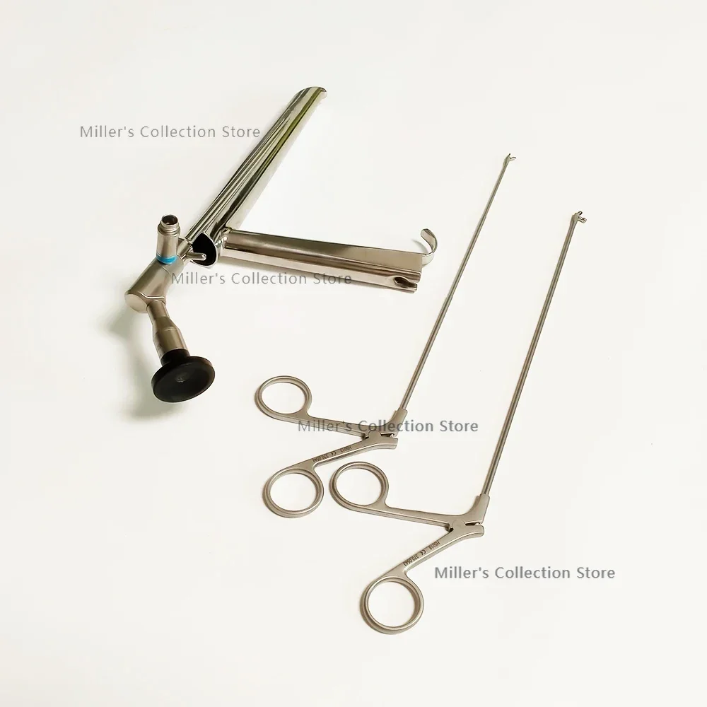 

Self-retaining larygoscope laryngoscope surgery set throat