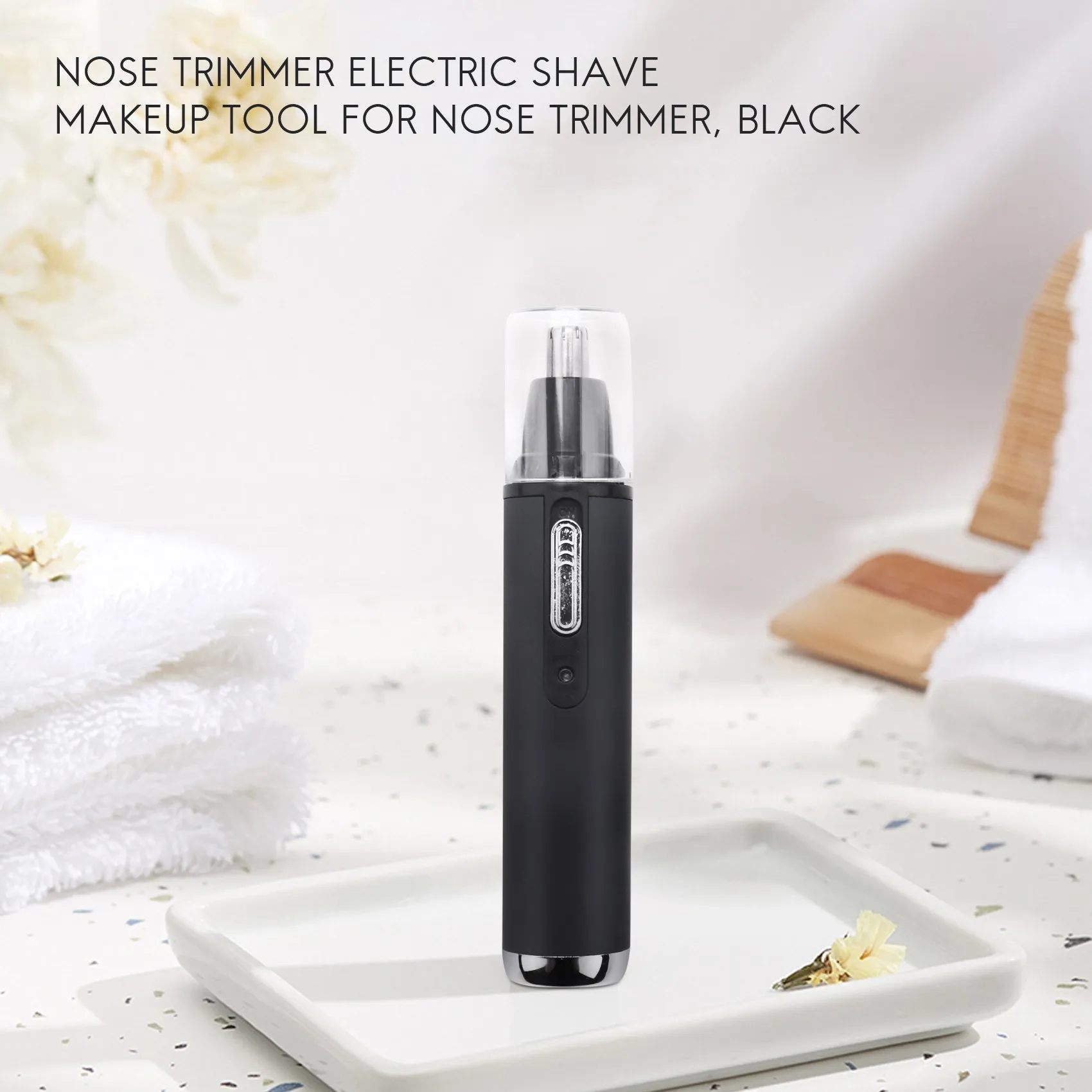 ABZA-Trimmer For Nose Electric Shaving Nose Hair Trimmer Safe Face Care Shaving Trimmer For Nose Trimer Makeup Tools,Black