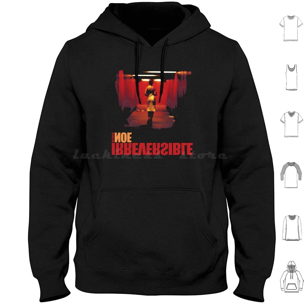 Irreversible A Film By Sudadera con capucha de algodón de manga larga Irreversible Gaspar Noe Director de cine Película Cine