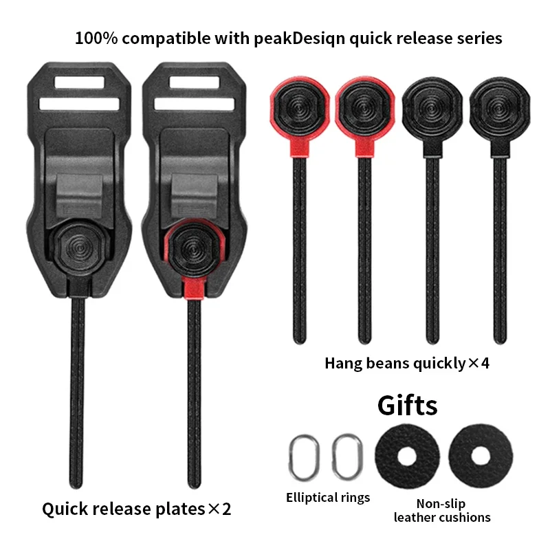 Quick Release Camera Connector Buckle for Shoulder Strap Neck Wrist Sony Canon Nikon Panasonic Fuji Micro Single SLR Anchor Bean