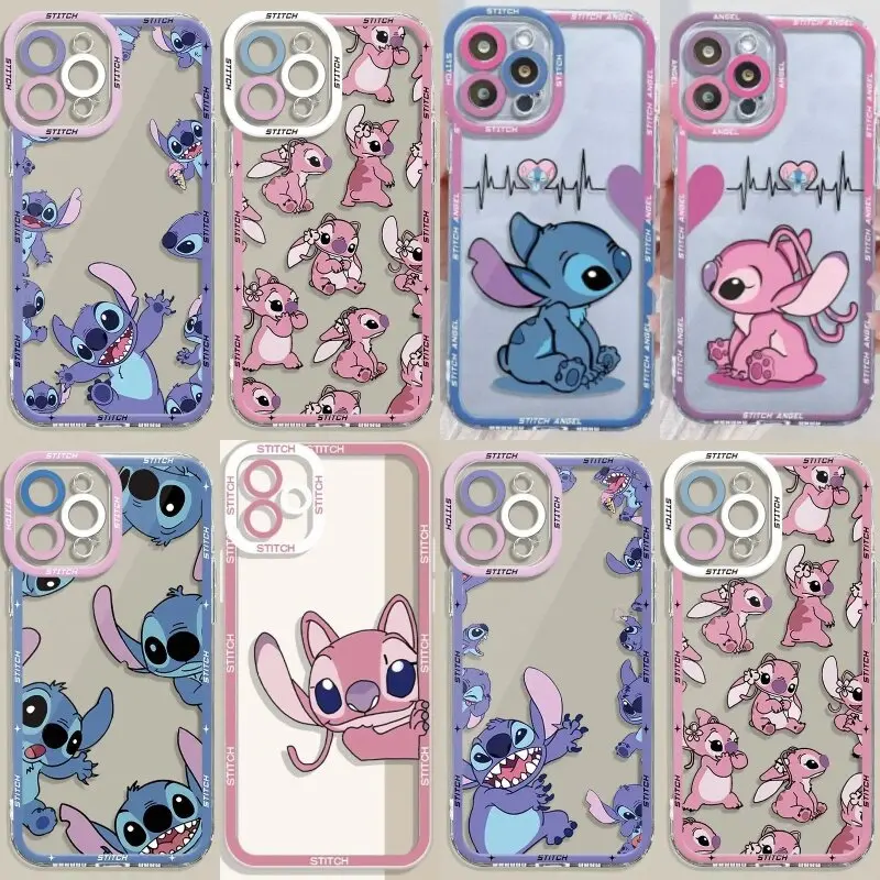 Cartoon Stitch Case For Huawei Honor X9A X7B X8B X9B 90 Lite 20 Nova 5T 3I 7I 7 9 SE P30 Pro Y9 Prime 2019 Funda Cute Casing