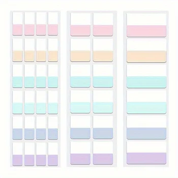 420pcs Sticky Index Tabs File Flags File Index Tabs Writable Page Markers for Labeling…