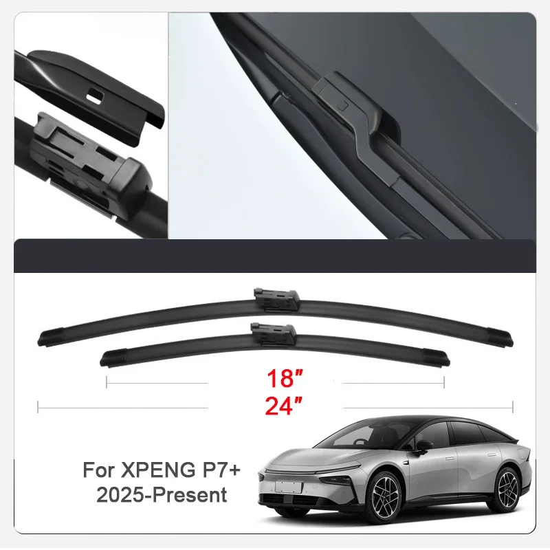 2PCS Car Blade Windshield Rubber Wiper Protect For XPENG G3 G6 G9 MONA M03 P7 P7+ X9 2020-2026 Auto Cleaning External Accessory