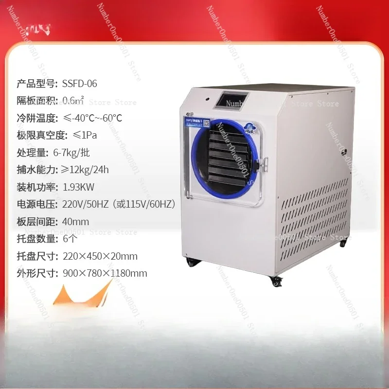 Vacuum Freeze Dryer for Home Food Pet Medicine Lab Use Freeze Drying Machine