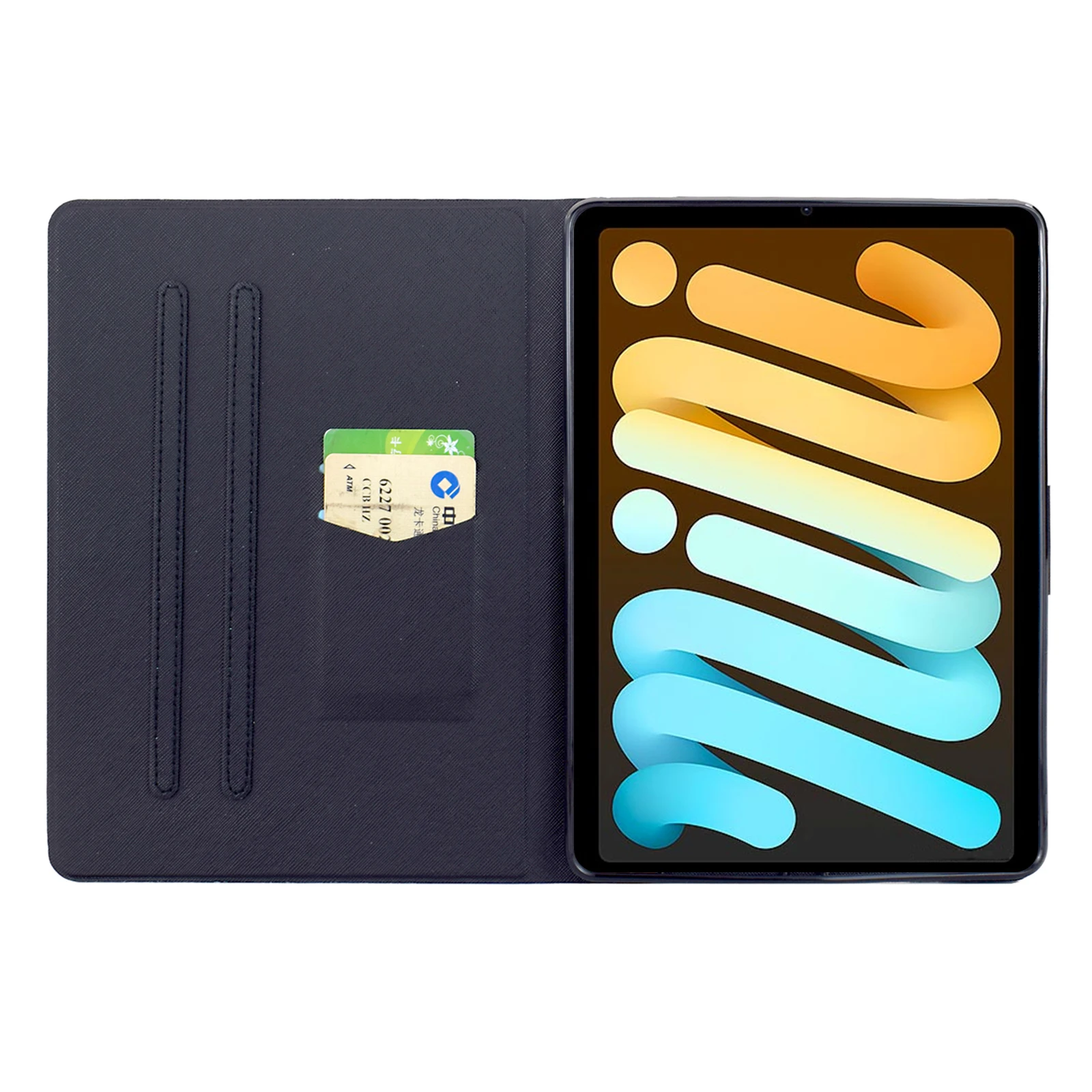 Stand Case for iPad mini (2024) / (2021) Pattern Printing Tablet Leather Cover with Auto Wake / Sleep - Nebula