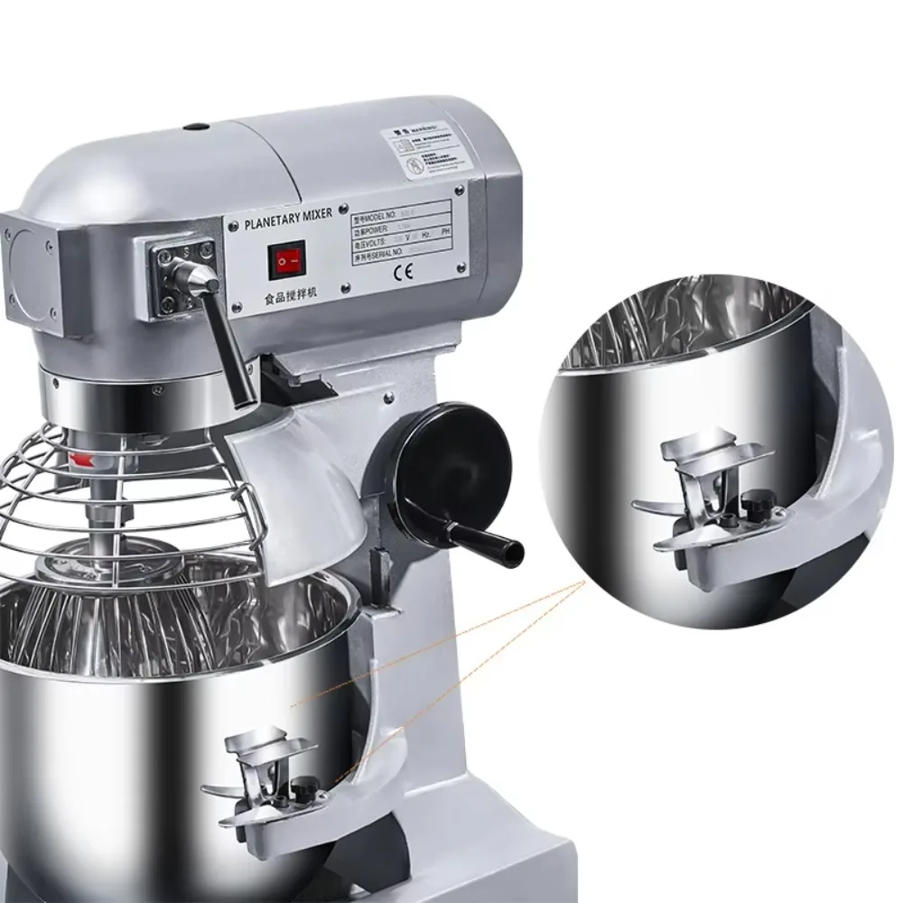 Electric High-capacity Speed-Adjustable Bakery Commercial Spiral Dough Mixer Bread Wheat Dough Mixer Machine