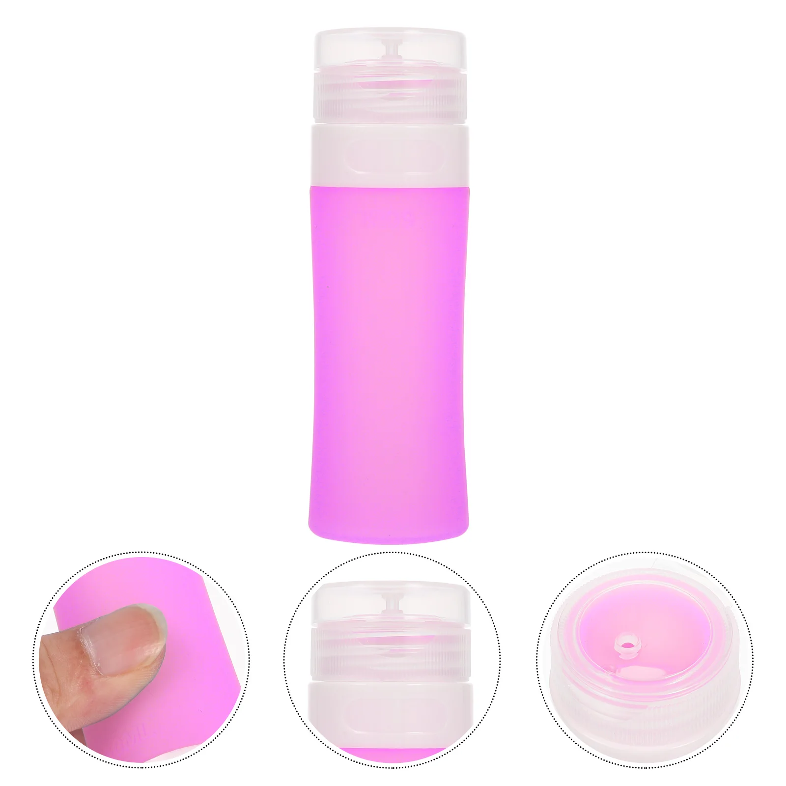 

Leak Proof Silicone Travel Shampoo Bottle Lightweight Portable Lotion Dispenser for Toiletries Business Outdoors Gifts