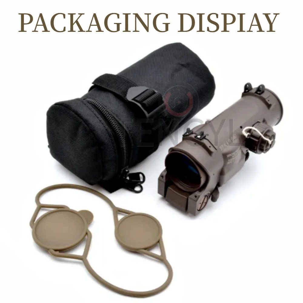 Original Ec DR 1x-4x Hunting Rifle Scope with Zero Lock Fixed Dual Field of View Red Illumination Scope Sight with BDC Reticle