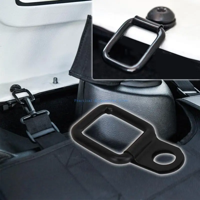 

U75E 8Pcs D-Ring Tie Down Anchors Heavy Duty Metal Mounting Clip for Cargo Trailer