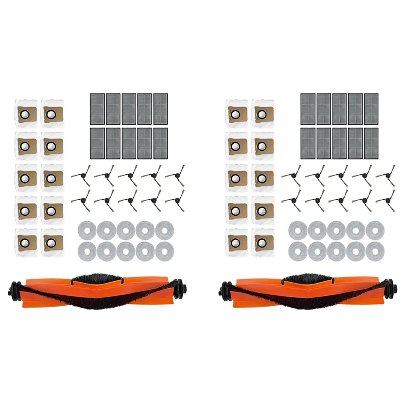 

Набор MCGS-2 для Xiaomi Mijia M40 D110CN, детали пылесоса, основной триакт, основной ролик, боковая щетка, фильтр Hepa, швабра, тканевые мешки для пыли